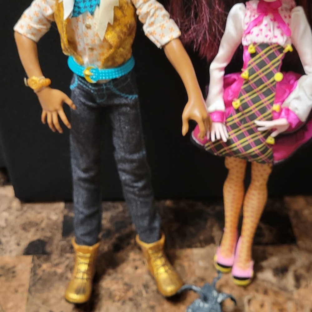 G1 Monster High Forbitten Love Draculaura & Clawd Wolf Only Displayed - Picture 13 of 16
